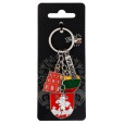 Three-Part Metal Keychain with Vilnius Symbols